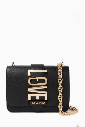 Lovebug Shoulder Bag in Faux Leather