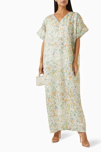 Amira Embossed Kaftan