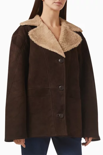 Veda Luca Jacket in Suede
