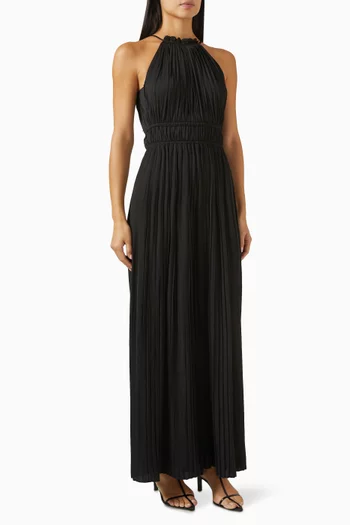 Halterneck Ruched Jumpsuit