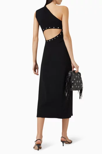 Asymmetrical Maxi Dress in Knit