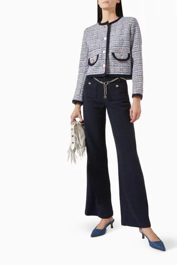 Vilany Cropped Jacket in Tweed