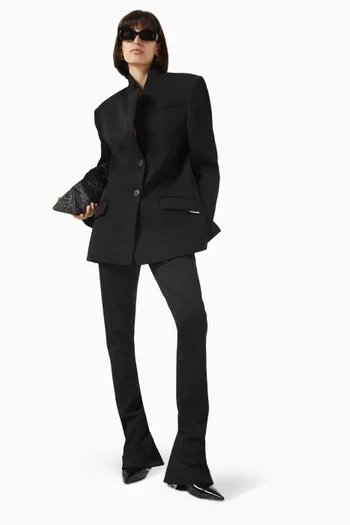 Single-breasted Blazer in Virgin Wool