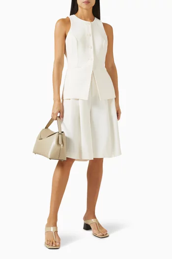 Luxe Suiting Sculpted Vest