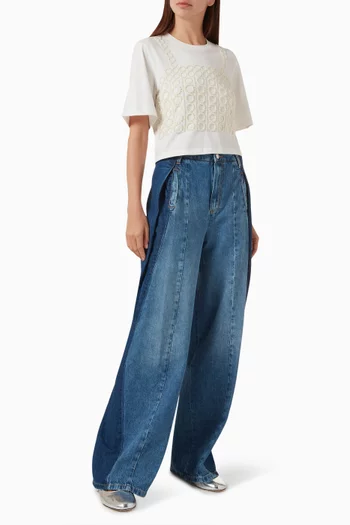 Everly Wide-leg Jeans in Denim