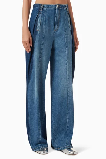 Everly Wide-leg Jeans in Denim