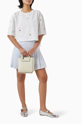 Embellished T-shirt in Cotton Jersey