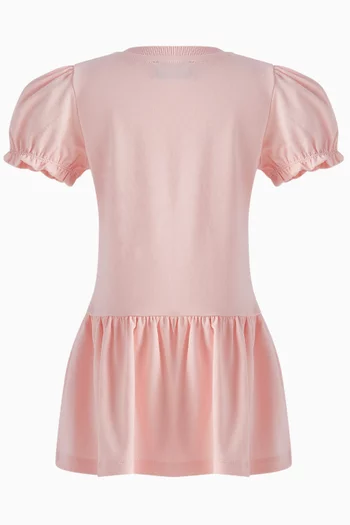 Teddy T-shirt Dress in Cotton Jersey