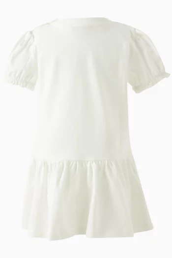 Teddy T-shirt Dress in Cotton Jersey