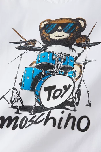 Drummer Teddy T-shirt in Cotton