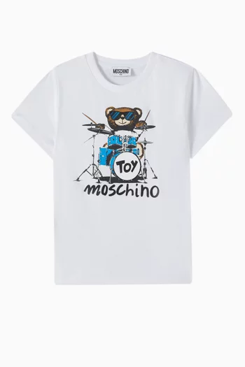 Drummer Teddy T-shirt in Cotton