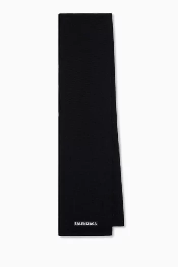 Patch Scarf in Acrylic Wool