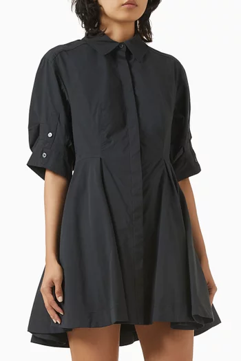Jazzie Mini Dress in Cotton Poplin
