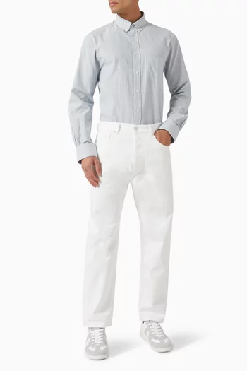 Straight-leg Jeans in Vintage Denim