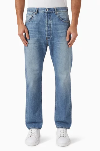 Straight-leg Jeans in Vintage Denim