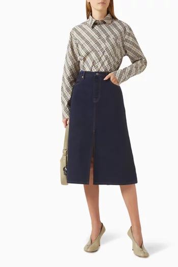 Checkered Shirt in Cotton
