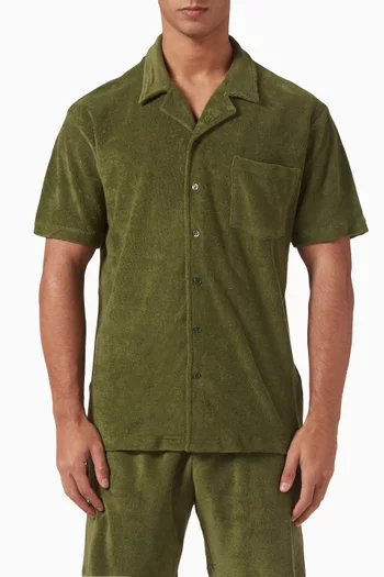 Terry Shirt in Cotton Terrycloth