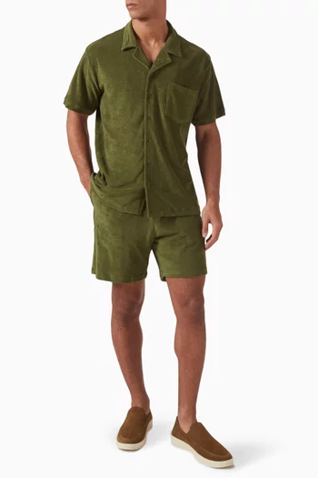 Terry Shorts in Cotton Terrycloth