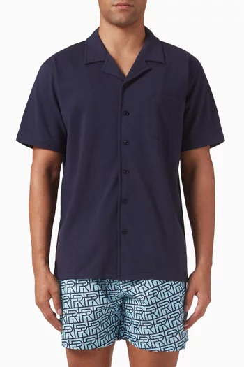 Resort Shirt in Cotton Piqué