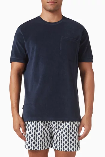 Terry T-shirt in Cotton Terrycloth