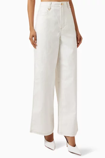 Wavebreak Mid-rise Jeans in Denim