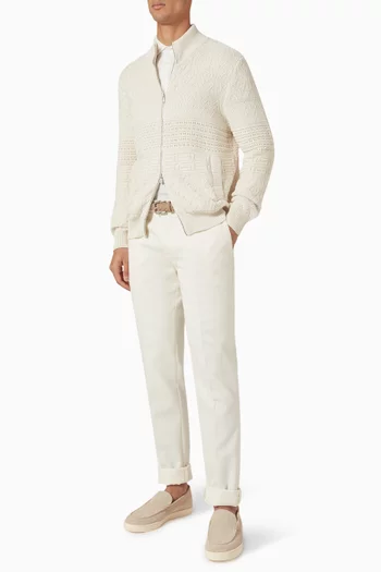 Italian-fit Pants in Gabardine