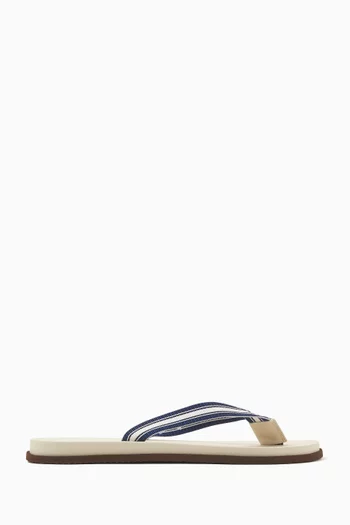 Pool Slide Sandals in Rubber