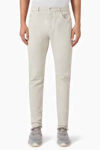 Garment Dyed Pants in Denim