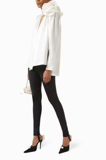 Classic Floral Blouse in Silk