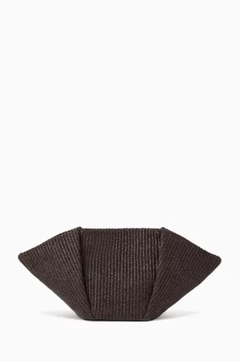Marina Clutch Bag in Raffia