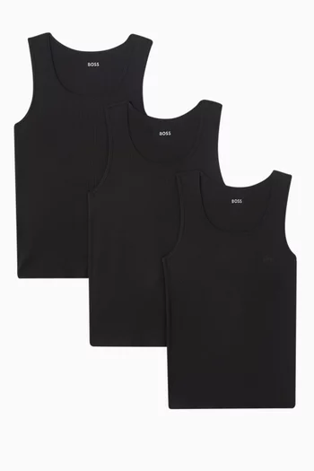 Classic Rib Tank Top, Set of 3