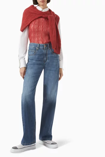 Vest in Mohair-knit
