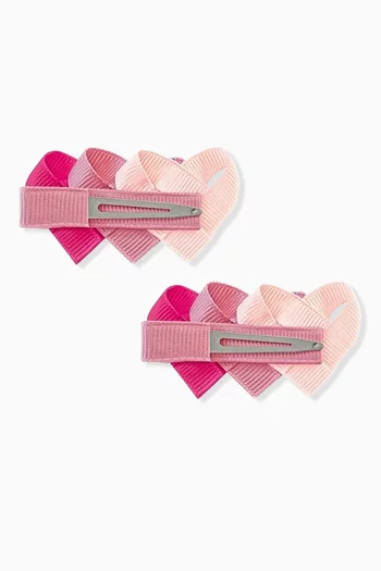 Hearts Clips, Set of 2