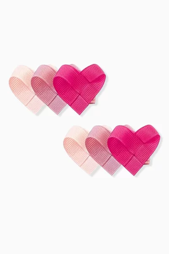 Hearts Clips, Set of 2