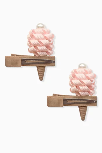 Ice Cream Hair Clips, Set of 2