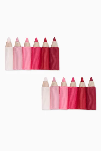 Row of Pencils Hair Clips, Set of 2