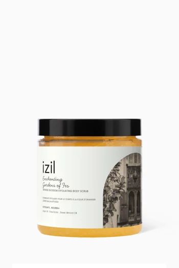 Enchanting Gardens of Fes Orange Blossom Exfoliating Body Scrub, 260g