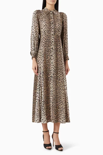 Maddison Antelope Shirtdress in Crepe de Chine