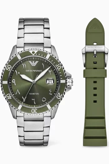 World Explorer Quartz Watch, 42mm