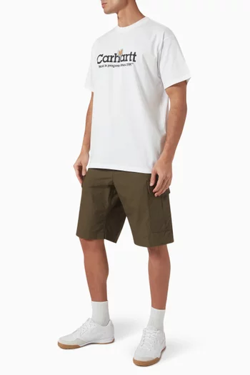 Regular Cargo Shorts in Cotton-twill