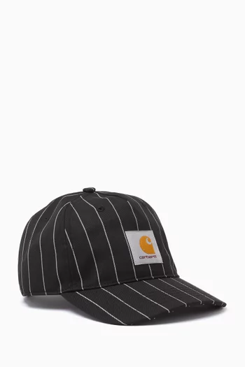 Seaton Baseball Cap in Wool-blend