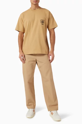 Single Knee Pants in Cotton