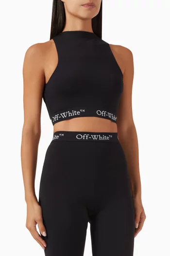 Logo-band Rowing Top