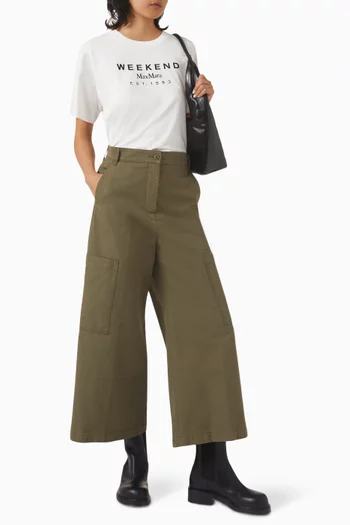Quiz Pants in Cotton-canvas