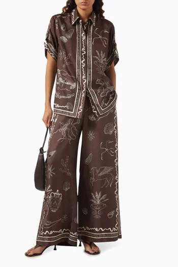 Sammy Shirt in Silk-twill