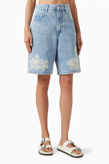 Charlene Shorts in Denim