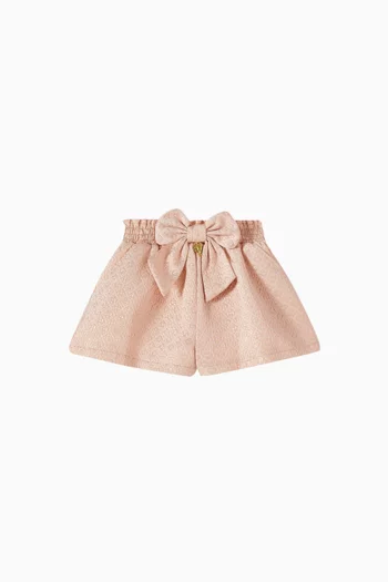 Ruthie Bow Jacquard Shorts