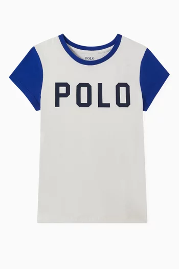 Polo Logo T-shirt in Cotton