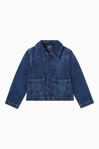 Boxy Jacket in Cotton Denim