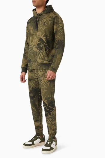 Printed Sweatpants in Cotton Blend